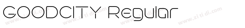 GOODCITY Regular字体转换 GOODCITY Regular字体转换
